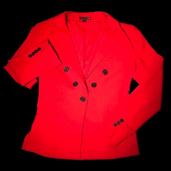 Express Jackets & Coats Red Express Blazer Poshmark